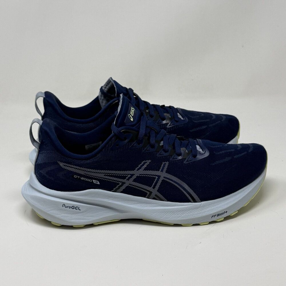 Asics GT-2000 13 Shoes Mens 7.5 Blue Lightweight Running Walking Sneakers